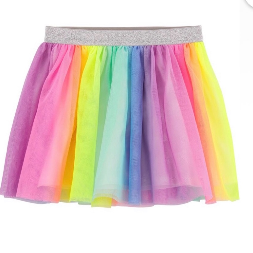 Rainbow Tulle Skirt 9m EUC